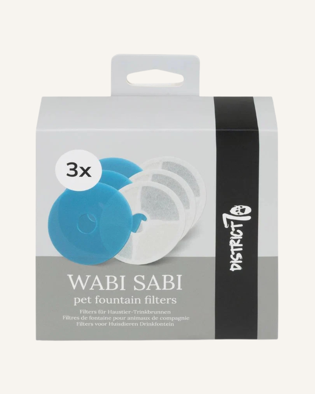 District 70 WABI SABI Filters 3 stuks | Vervangingsfilters voor drinkfontein