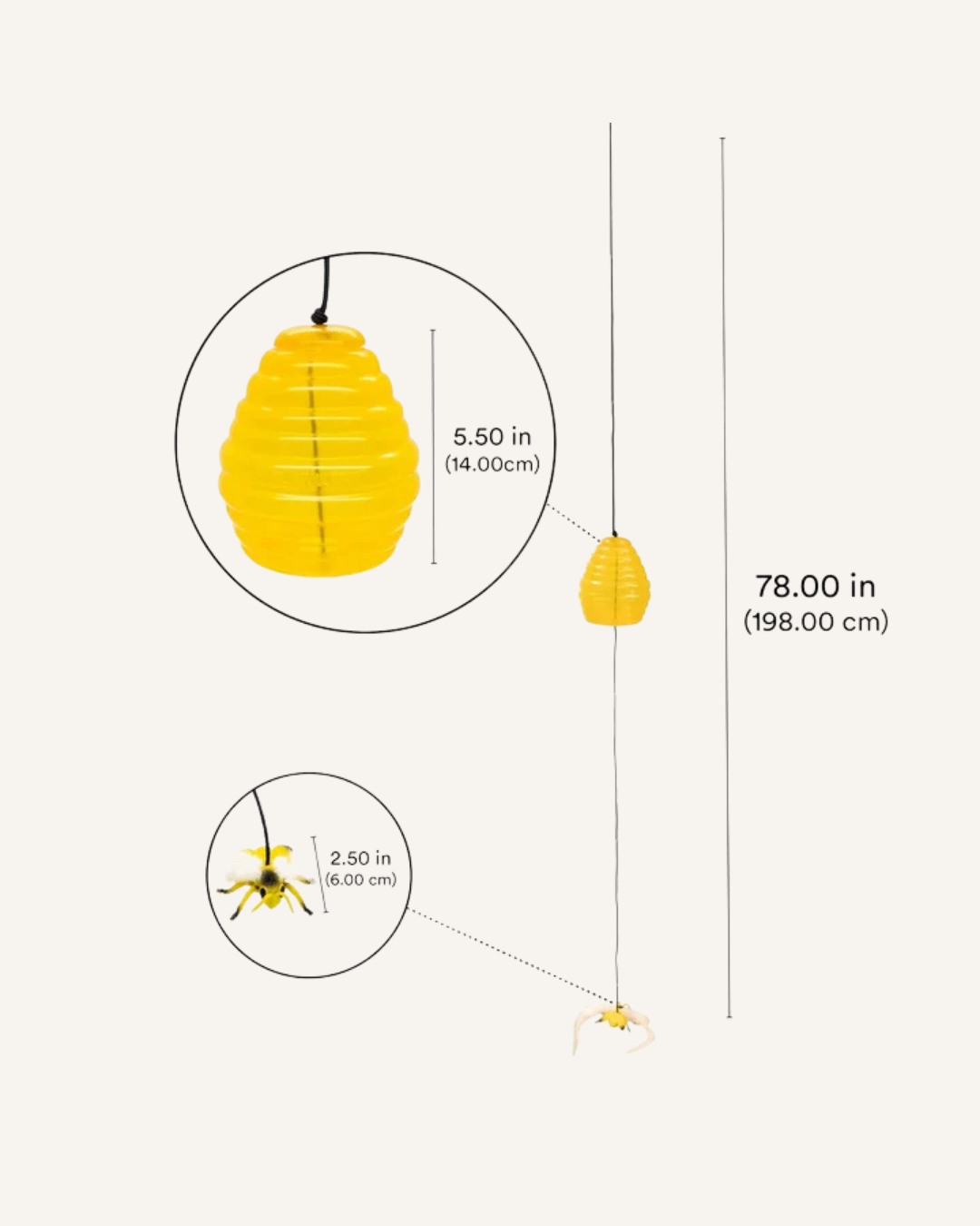 Playology Hanging Beehive Treater | Interactief Kattenspeelgoed