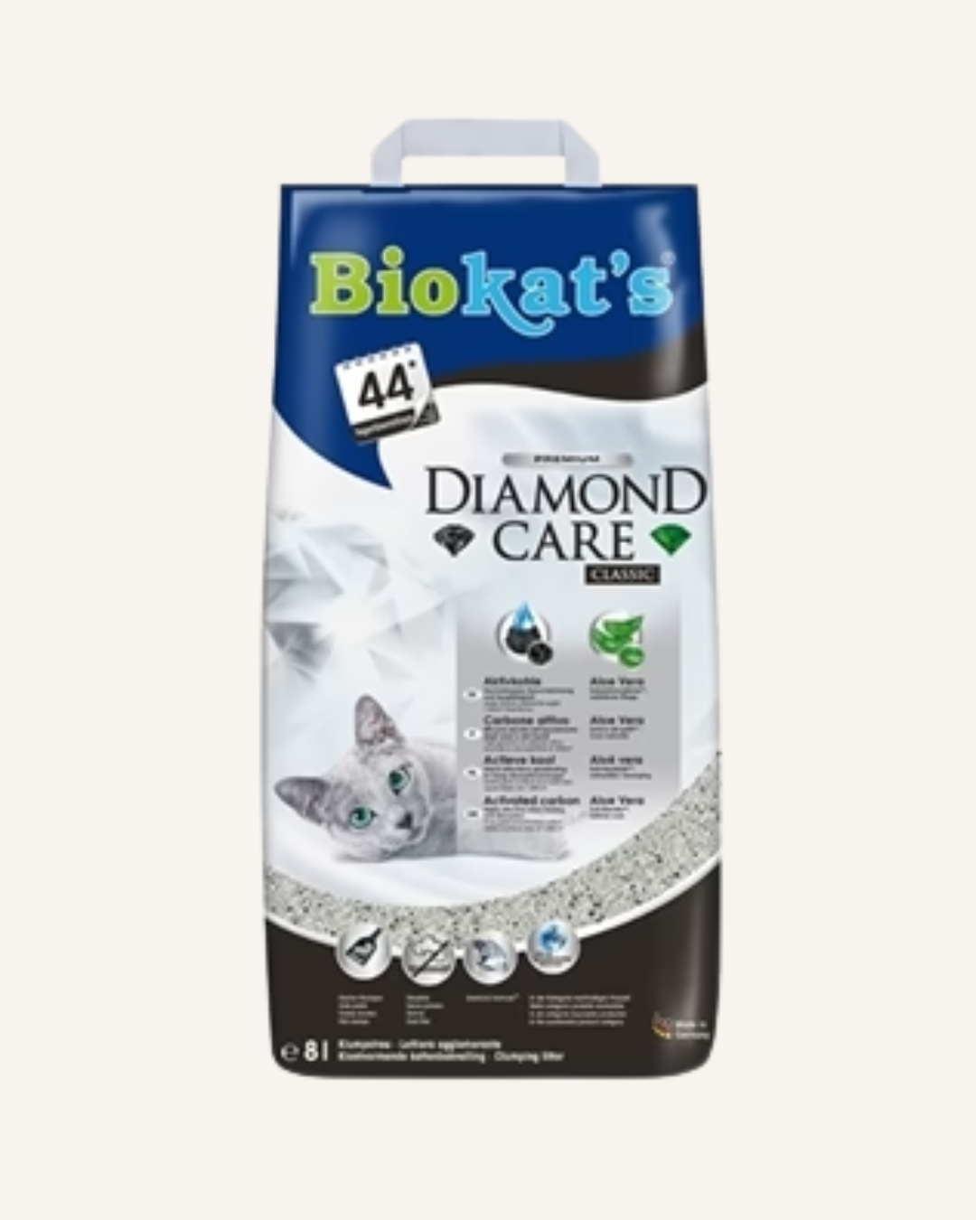 BIOKAT'S Diamond Care Classic Kattenbakvulling 8 liter