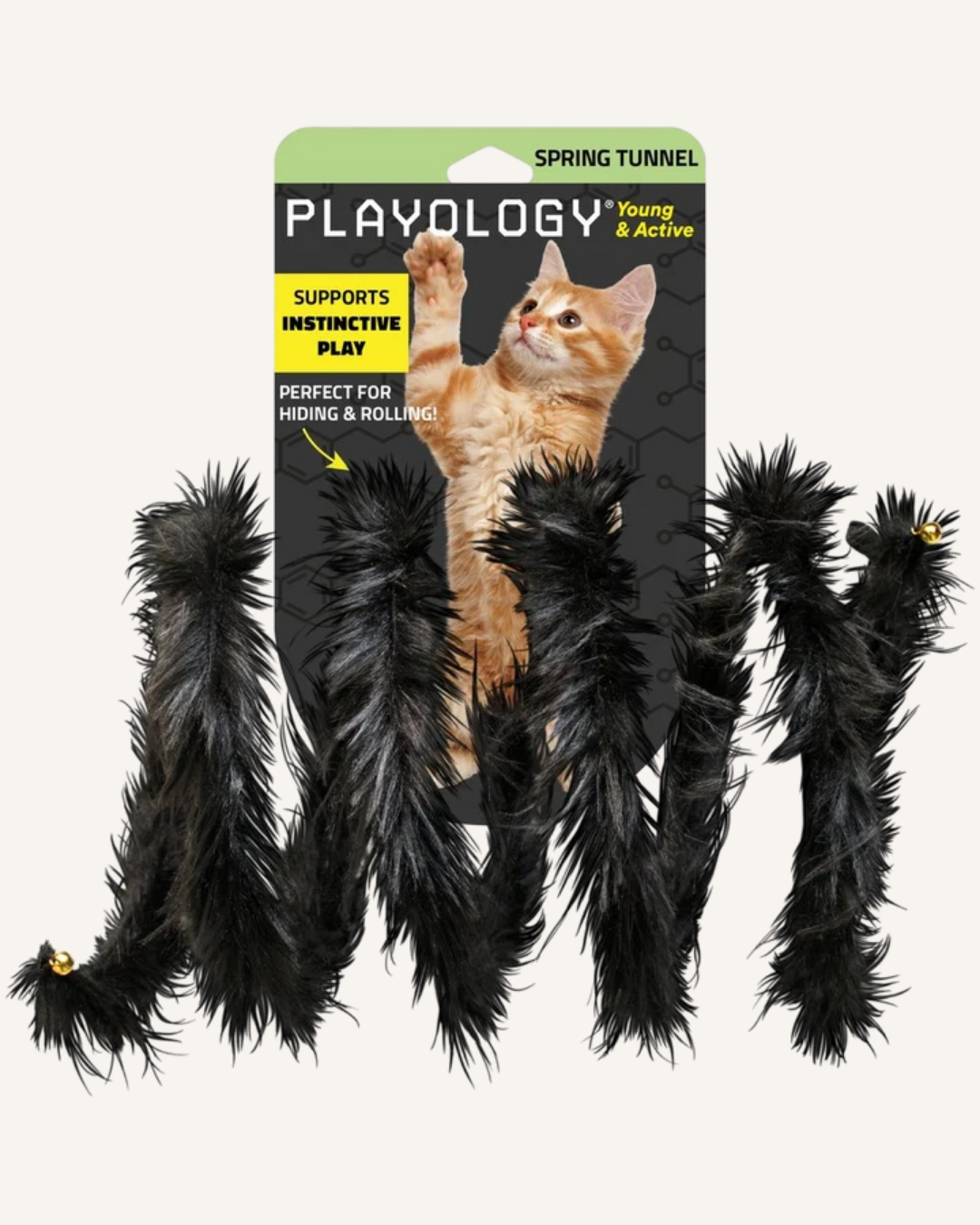 Playology Spring Tunnel | Kattentunnel met Belletjes