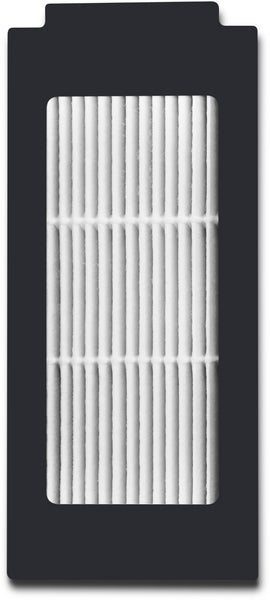 Two rectangular Bosch F9 vacuum filters with black frames and white pleated filter material.