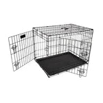 Crate 2-Deurs Hondenbench | Stevige Opvouwbare Bench