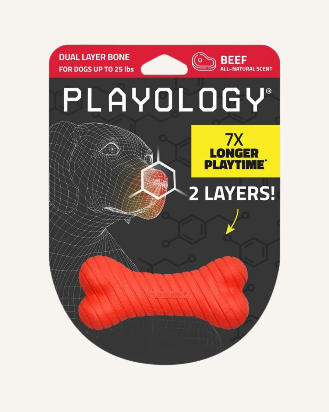 Playology Dual Layer Bone Medium | Chicken