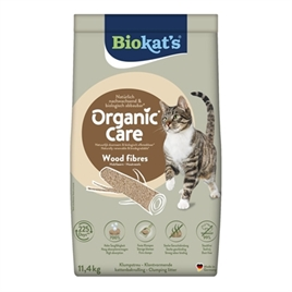 BIOKAT'S Organic Care Wood Fibres Kattenbakvulling 11,4 kg