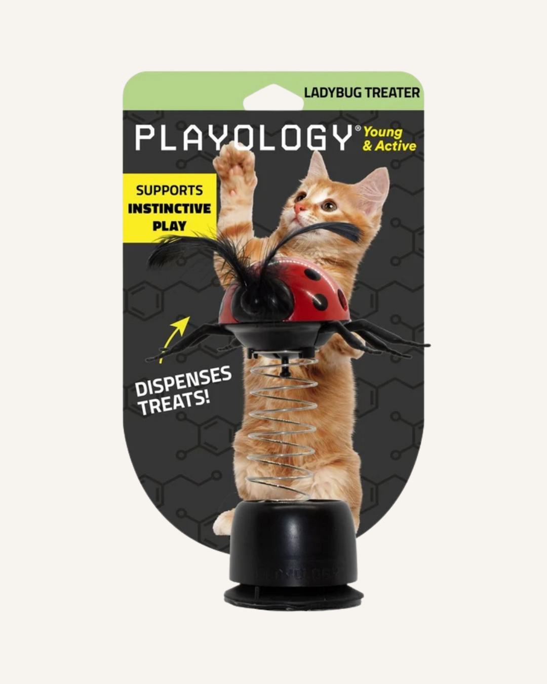 Playology Ladybug Treater | Interactief Kattenspeelgoed