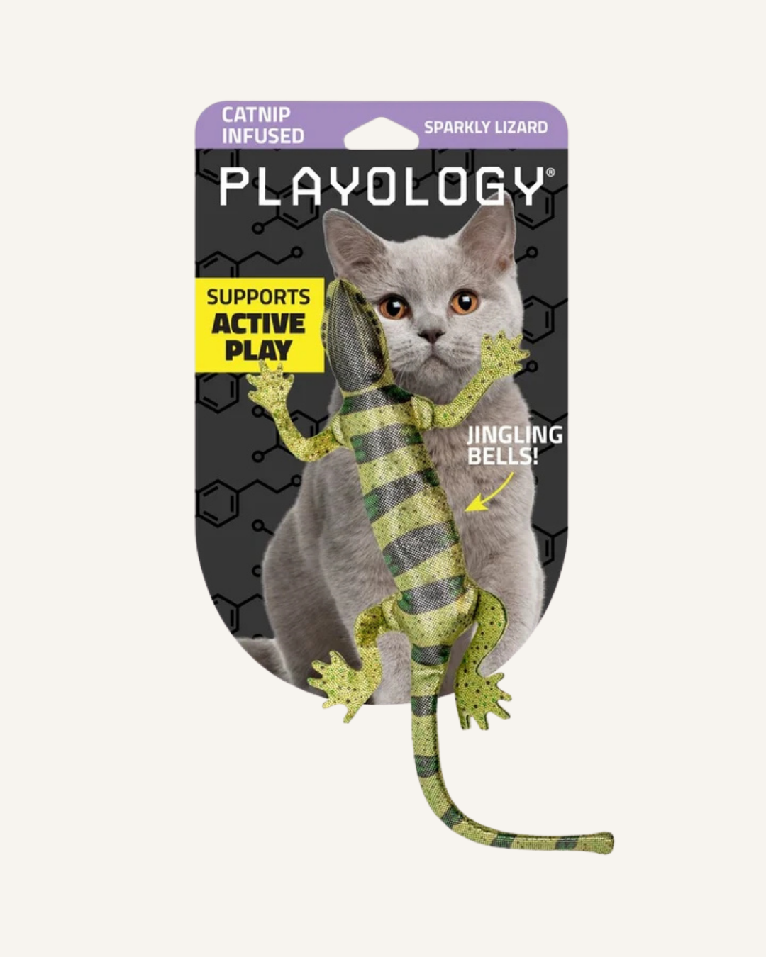 Playology Sparkly Lizard | Kattenspeelgoed